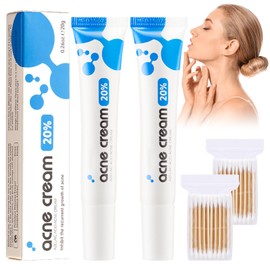 Azelainsäure Gesichtscreme,2 PCS Azelaic Acid Serum,20% Azelainsäure Creme,Anti Pickel Creme Gesicht,Azelaic Acid Face Serum,Pickelmale Gesichtsserum Anti Knötchen Haut Gesichtcreme