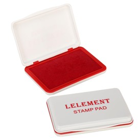 Ink Pads for Stamps | Red Ink Stamp Pad | Rubber Stamps Ink Pad - Premium Quality Felt Pad for Stamps | Stamp Pads | Small Size