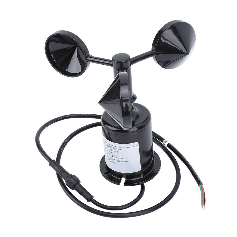 Wind Speed Sensor Professional High Accuracy 3 Cups Wind Speed