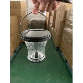 OPOIRA Solar Table Outdoor Lights, Upgraded Flickering Flame Solar Lanterns Lights Outdoor Waterproof, Hanging Outdoor Solar Lanterns Lights, Solar Powered Lanterns for Yard Garden Decor