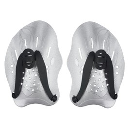 Swim Paddles Hand, Swim Paddles for Lap Swimming - Swim Hand Paddles with Adjustable Straps, Swimming Equipment for Women Men Children (1 Pair)