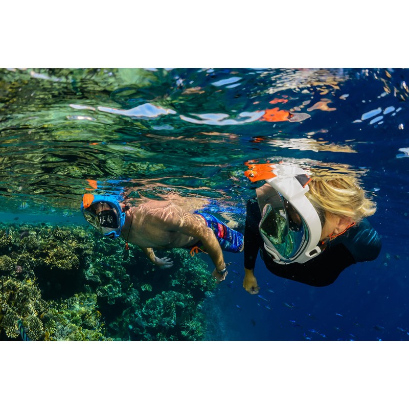 OCEAN REEF - Aria QR+ Maschera Snorkeling Integrale a Rilascio