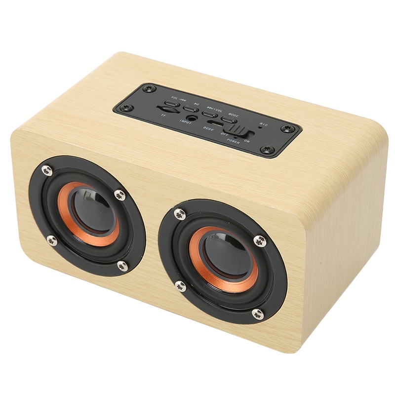 Retro Bluetooth Speaker Built in Mic Portable Wireless Speaker Supports