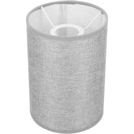 Lamp Shades For Table Lamps: Grey Lampshades For Table Lamp Transitional Hardback Clip on Spider Construction Floor Table Grey Black Shade, 14x14x20cm