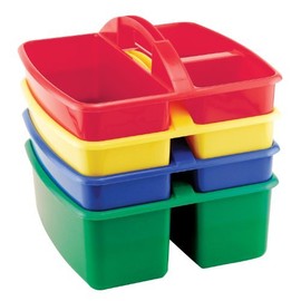 Early Childhood Resources 3 Compartment Small Caddy - Assorted by Early Childhood Resources