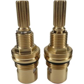Adaptador de grifo de cerámica Adaptador de grifo resistente a goteos Reemplazo de carrete de agua fría y caliente Cartuchos de disco de vástago de cerámica de latón Cartuchos de disco de vástago de