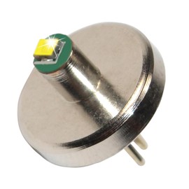 HQRP Hight Power 3W 110 Lumens Bi-Pin LED Module Bulb Compatible with Mag-Lite Mini Flashlight