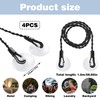 4PCS Travel Clothes Line,travel Washing Line,portable Washing Line,Windproof with Hook