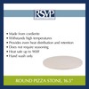RSVP International Pizza Tool Kitchen Collection, Round, 16.5" Diameter, Cordierite