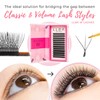 LLBA W Eyelashes Extensions - 3D Handmade Volume Eyelashes |