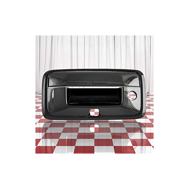 Brighter Design Matte Black Tailgate Handle Cover w/Cutout for Chevy