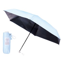 kowaza 30287 Folding Umbrella, Hand Opening, 100% Light Blocking, Heat Shield, UV Protection, Sun Parasol, For Both Sun and Rain, Coza, Easy to Open and Close, Solid, Easy to Fold, Urawaza, Ribs, 19.7
