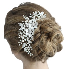 Luxurious European Style Women's Hair Accessory, Hair Ornament, Headdress, Weddings, Parties, J's Select (Flower 1)