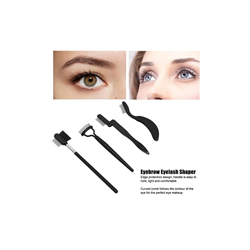 Peine de Pestañas Plegable Y Cepillo de Cejas Duo, Separador