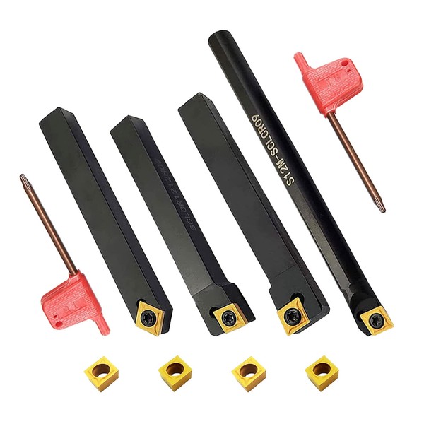 Lathe Lathe Tool Holder Bit Set S12M-SCLCR09 SCLCR1212H09 SCLCL1212H09 SCMCN1212H09