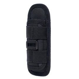 JEELAD Flashlight Accessory Bag Multifunctional Flashlight Bag Molle Accessory Pouch Shoulder Tape Additional Bag Tools Pouch (A - Black)