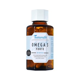 naturafit Omega 3 Forte Capsules, Pack of 180 Capsules