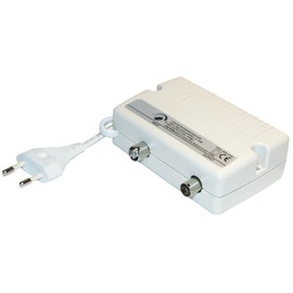 Transmedia FP1L Antenna Amplifier Level Regulator Adapter, Gain 25dB Level Regulator 0 – 10 DB Frequency Range 40 – 862MHz)