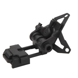 Night Vision Helmet Mount Foldable Adjustable Simple Operation Wide Compatibility Nylon NVG Mount for PVS15 PVS18 GPNVG18 Black