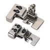 2Pcs Overlock Machine Presser Foot 4/5 String Pleat Gather Serger