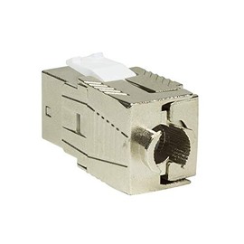 Faconet® Keystone CAT 8.1 Network RJ45 LAN Panel Socket Fully Shielded Tool-Free Small Design Jack Toolless STP