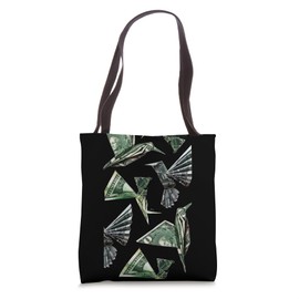 Dollar Banknotes as Bird Origami Tote Bag