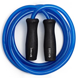 Elite Jumps, Muay Thai 2.0, High Weight, Approx. 17.6 oz (500 g), Jump Rope for Training, Adult Heavy Rope, Gym Rope, Boxing Fitness (Blue (Blue) Height Less Than 66.9 inches (170 cm)