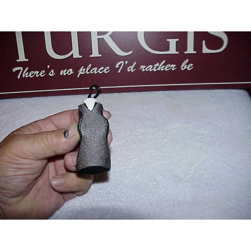 STURGIS KEYCHAIN THAT HOLDS CHAP STICK OR BIC CIGERETTE LIGHTER