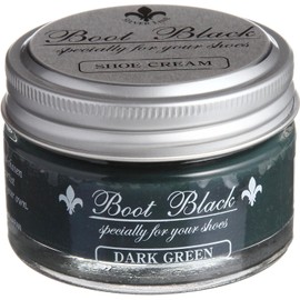 Columbus Cream Boot Black Silver Line Shoe Cream - green -