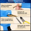 Burkey Soldadora De Plástico Soldador 80w Con Pinzas Y 800