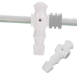 zalati Foosball Man 5/8 inch Universal Rods Table Soccer Football Player for Replacement Exchange Part - White