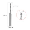 sourcing map 5 Pieces 1/8 Inch Shank 2.0 mm x