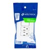 Volteck PA-APCO-I3B, Placa armada 2 contactos e interruptor color blanco