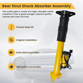 Rear Left Strut Shock Absorber Assembly with ADS Fit for 2012-2015 Jeep Grand Cherokee [Laredo, Limited, Overland, SRT, SRT8, Summit], Replaces 68139502AC 68139503AB