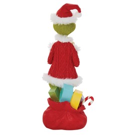 Department 56 Dr. Seuss The Grinch Checking His List Figurine, 9 Inch, Multicolor