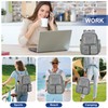 AROUVOG Mesh Backpack for School,with Inner Laptop Compartment,Semi-transparent Bookbag with