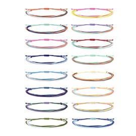 Roe Dolph Blue Friendship Bracelets for Women Gifts Trendy Stuff String Bracelets Waterproof Summer Wave Surfer Bracelets Adjustable Ankle Bracelets Beach Bracelets Stocking Stuffers Gifts