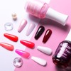 Allstarry Light Pink Gel Nail Polish, Air Dry Pink Nail