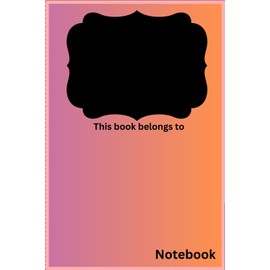 Notebook: Cool Chalkboard Label Notebook, 120 Pages, Great for all Students and Teachers