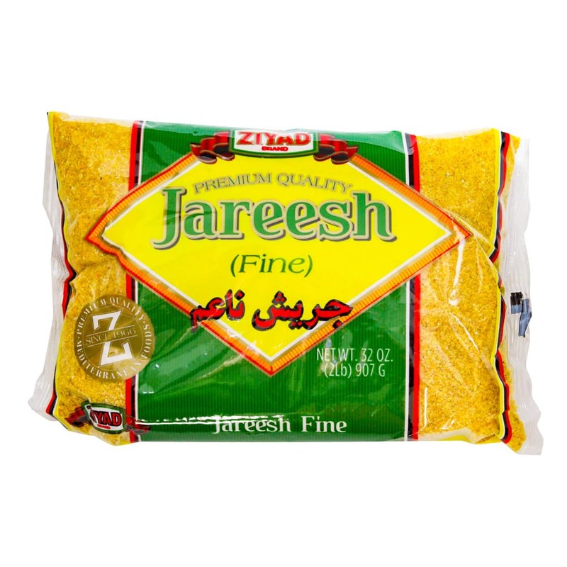 Ziyad Premium Quality Jareesh Fine– Finely Ground, Smooth Wheat Cereal