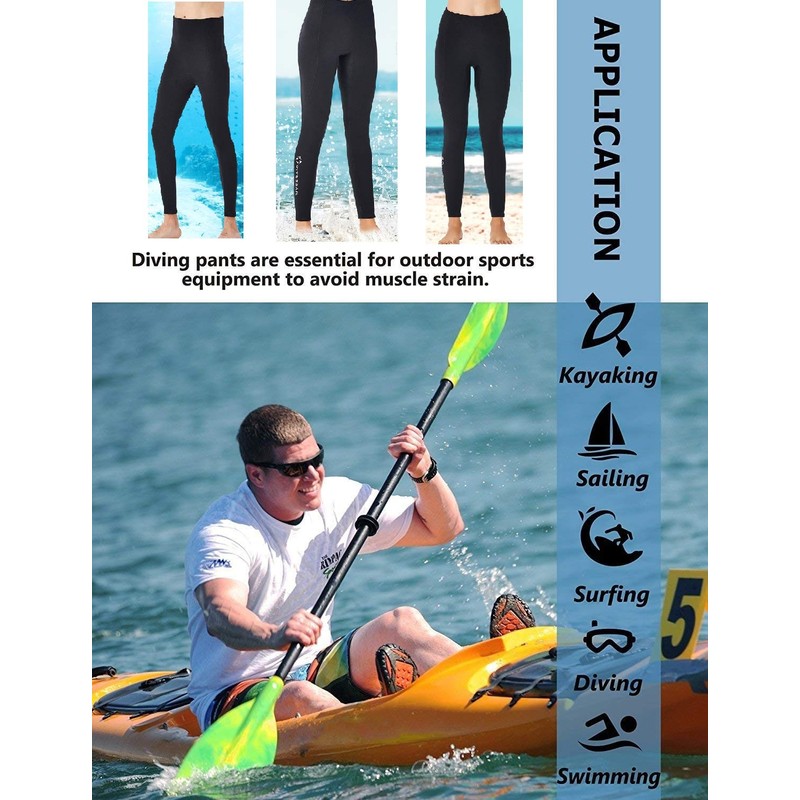 EUPTE 2mm Diving Wetsuit Pants Swimming Pants Leggings for Women