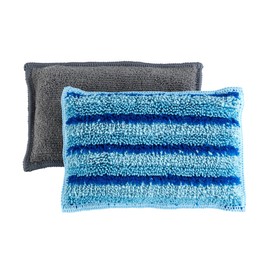 WENKO Microfibre Washing Up Sponge Miko Set of 2 Dish Sponge Household Sponge