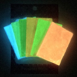 Princess-style Glow in the Dark Powder, Nail, Resin, High Brightness, Set of 6 Colors