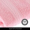 HOMESCAPES Pink Turkish Cotton Bath Towel Super Soft Thick &