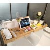 Headley Tools Tray Expandable Bath Caddy with Wine and Book