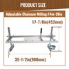 ECOTRIC 14"- 36" Chainsaw Mill Portable Sawmill Bar Chain Saw