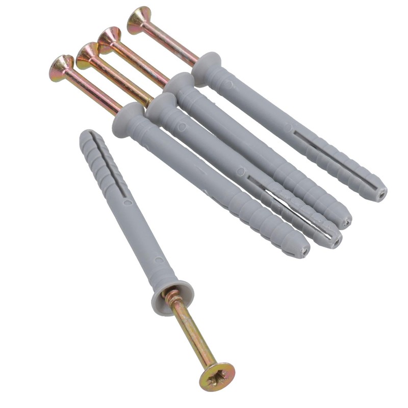 Screw and Anchor Wall Raw Plugs for Brick Concrete Wood