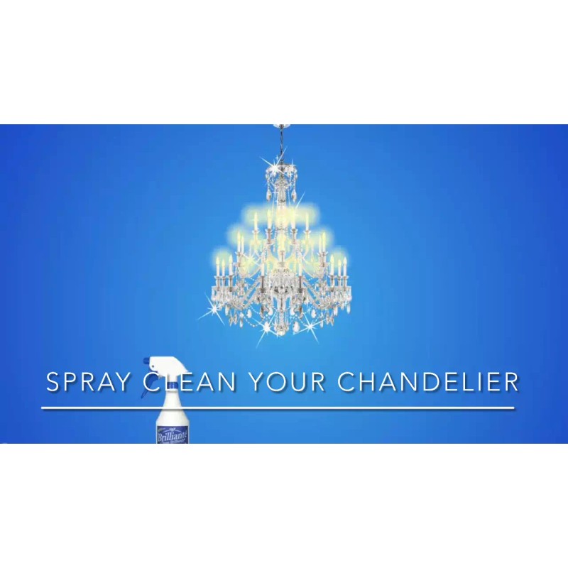 Brilliante Crystal Chandelier Cleaner Spray 32oz Made in USA