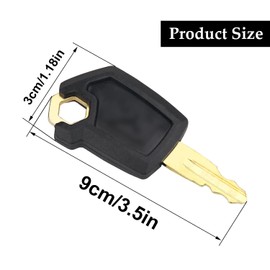 6 Piece Ignition Keys, Heavy Equipment Ignition Loader Dozer Key for Caterpillar 5p8500 Cat, Excavator Dozer Cat Key Compatible 0964753 0966198 8v4404 9g2777 980k 980h 416c 248b