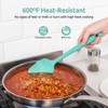 U-Taste Flat Spatula & Spoon Spatula: 11.38in 600ºF Heat Resistant
